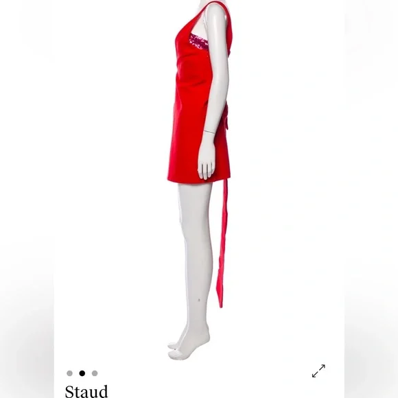 Staud dress with dramatic bow - Picture 2 of 4